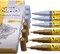 Pintar Acrylic Paint Markers - Pack of 6 Gold &#x26; Silver with 0.7 mm Tips